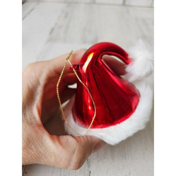 Feather Santa hat ornament Xmas tree as is - Picture 5 of 7